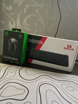 Gaming keyboard and mouse.      trade  too