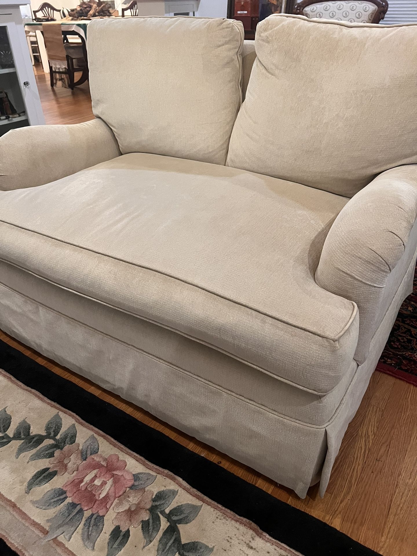 Oversized Loveseat / Down filled Cushions