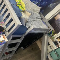 Twin Loft bed with slide