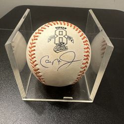 CAL RIPKEN JR. ORIOLES HOF SIGNED AUTO VINTAGE 2131 OAL BASEBALL JSA BEAUTY