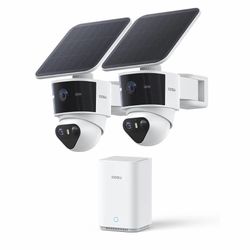 Aosu T2 Pro Solar Security Cameras, 2 Cam Kit