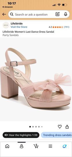 Pink Heels with Bow - NEW Size 8