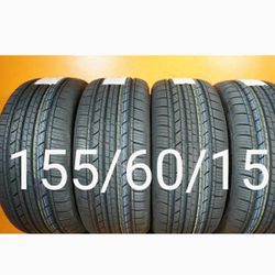 4 New Tires For Sale 155/60/15 We Service Motorcycle Tires
