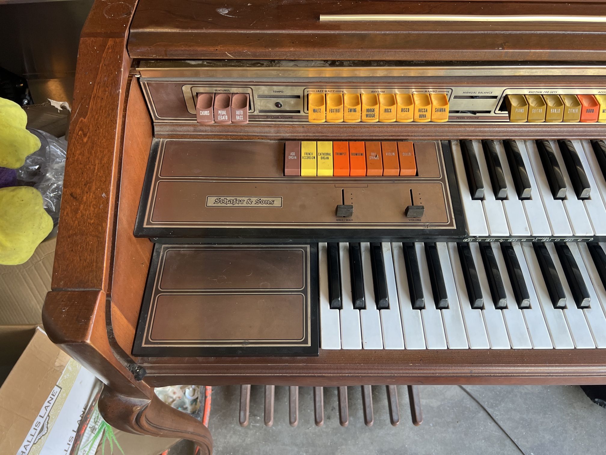 Schafer and sons electric organ online