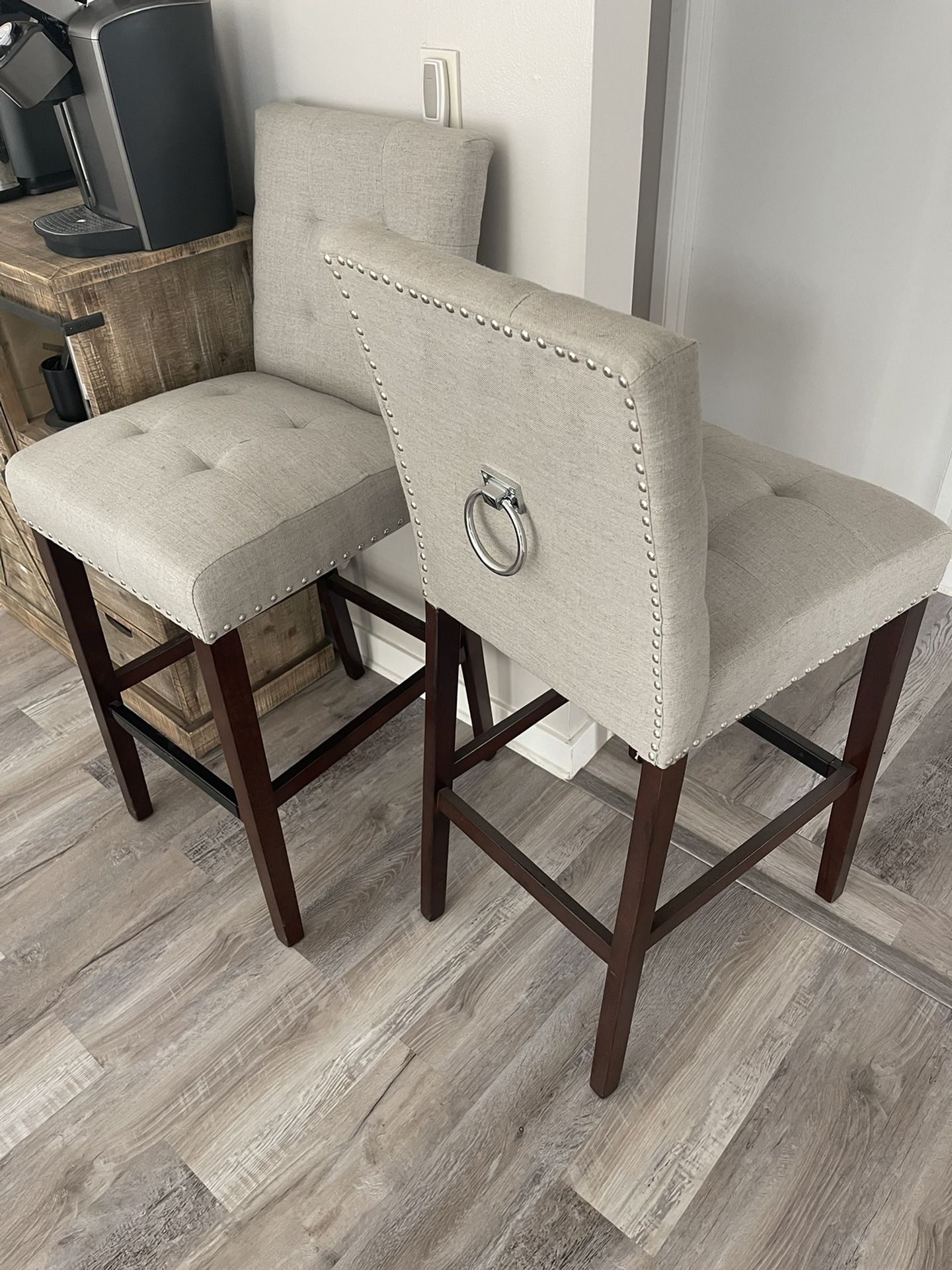 Upholstered Bar Height Chairs