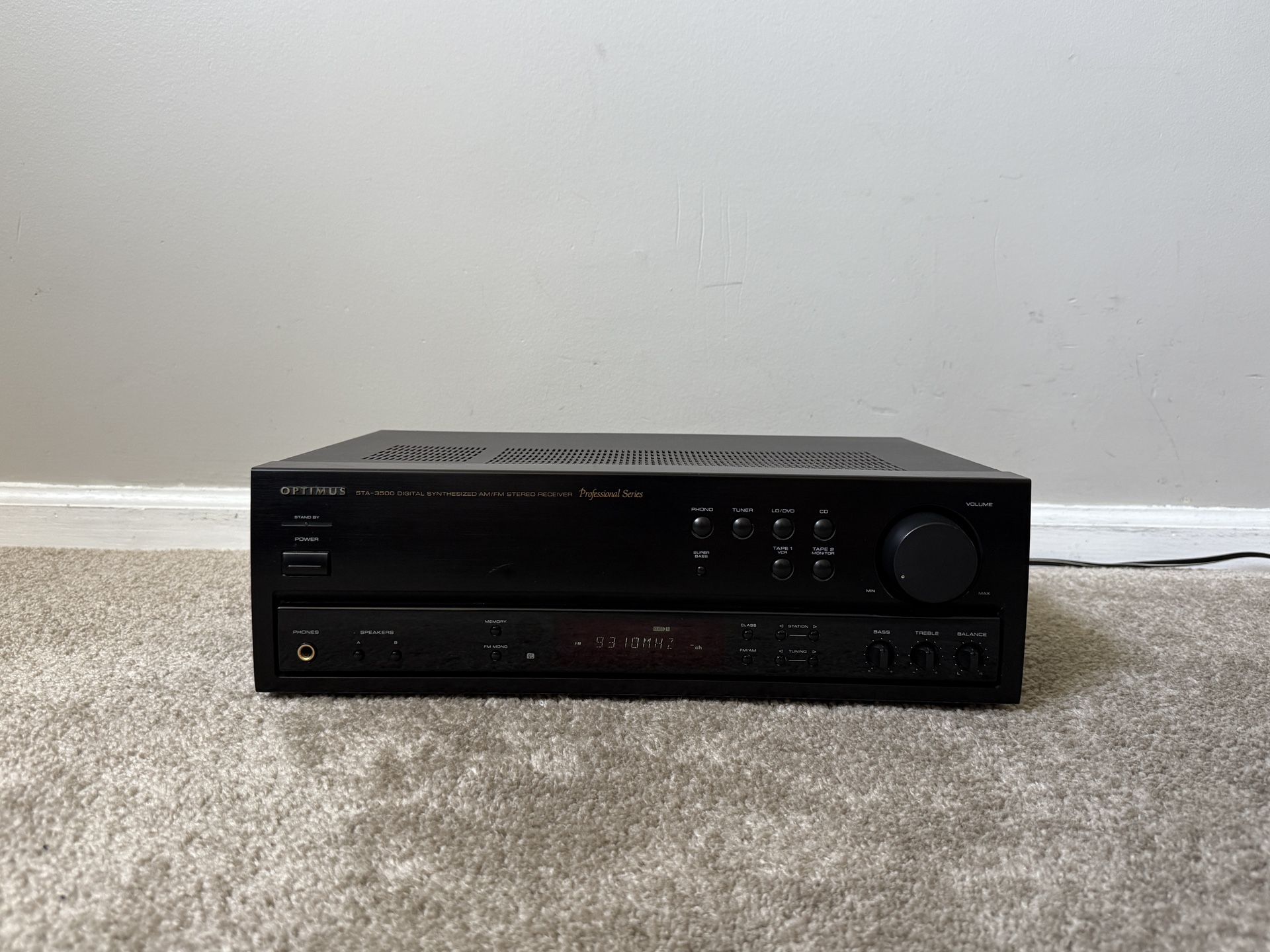 Optimus STA-3500 Home Stereo Audio Receiver