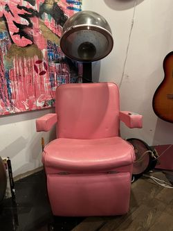 Vintage Hair Dryer Chair