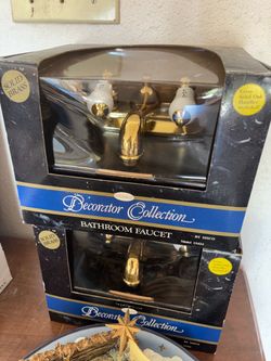 Sisco Decorator Collection Solid Brass Bathroom Faucet (x2)
