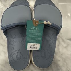 OluiKai Blue Icy Slides 