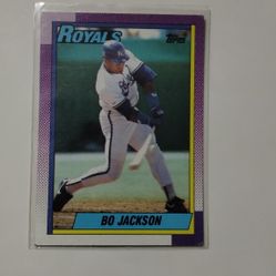 1990 Bo Jackson, The Topps Baseball Card # 300