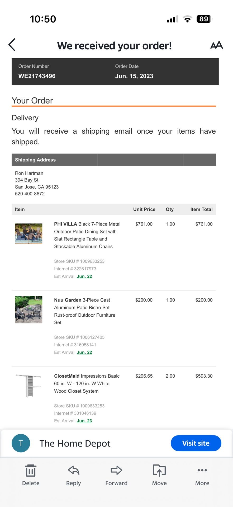 2 Brand New Closet’s Still In Boxes $200 a piece