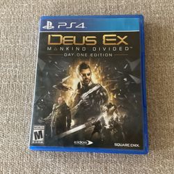 PS4 Deus Ex Mankind Divided day one Edition 
