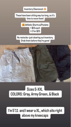 Athletic shorts w/pockets