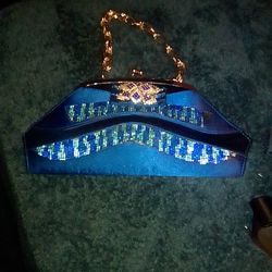 Blue Handbag/ Purse