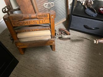 Antique Domestic Hand-Crank Clothes Wringer – Lovell Mfg. Co. Laundry Wash Wringer