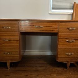 Matching Mid Century Desk & Dresser 