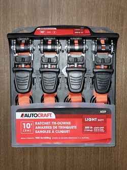 Autocraft ratchet tie downs online