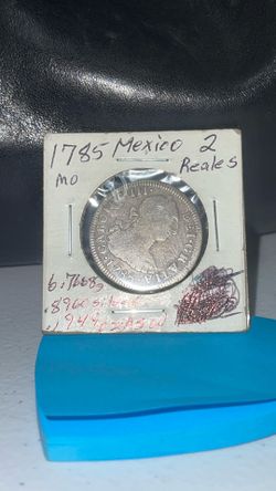 1785 Mexico 2 Reales Coin