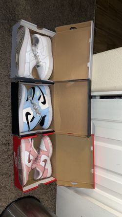 Nikes and Jordan’s size 5Y