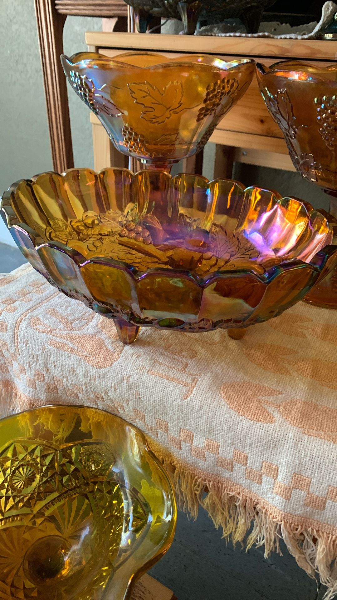 Carnival Glass Bowl