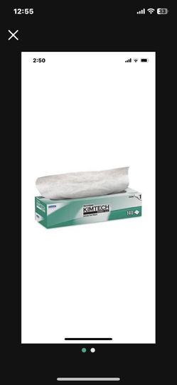 Kimtech 34256 Kimwipes XL Delicate Task Wipers, 140 1-Ply Wipes