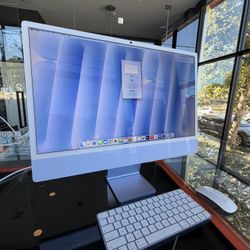 Apple 24” iMac M4 Chip 24GB Ram 512SSD! Covered Under AppleCare+! We offer financing!