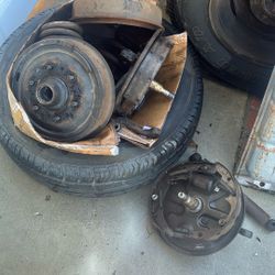 1970 C10 Brake drums, Spindles wheels 