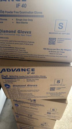 NEW Advance IF40 Nitrile , Diamond gloves