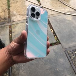 Clear Blue Case 13 Pro Max