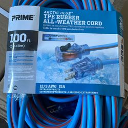 Artic Blue Extension Cord