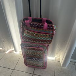Women’s Suit Case Plus Bag For Traveling 