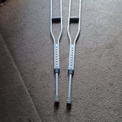 Muletas De Aluminio Ajustables