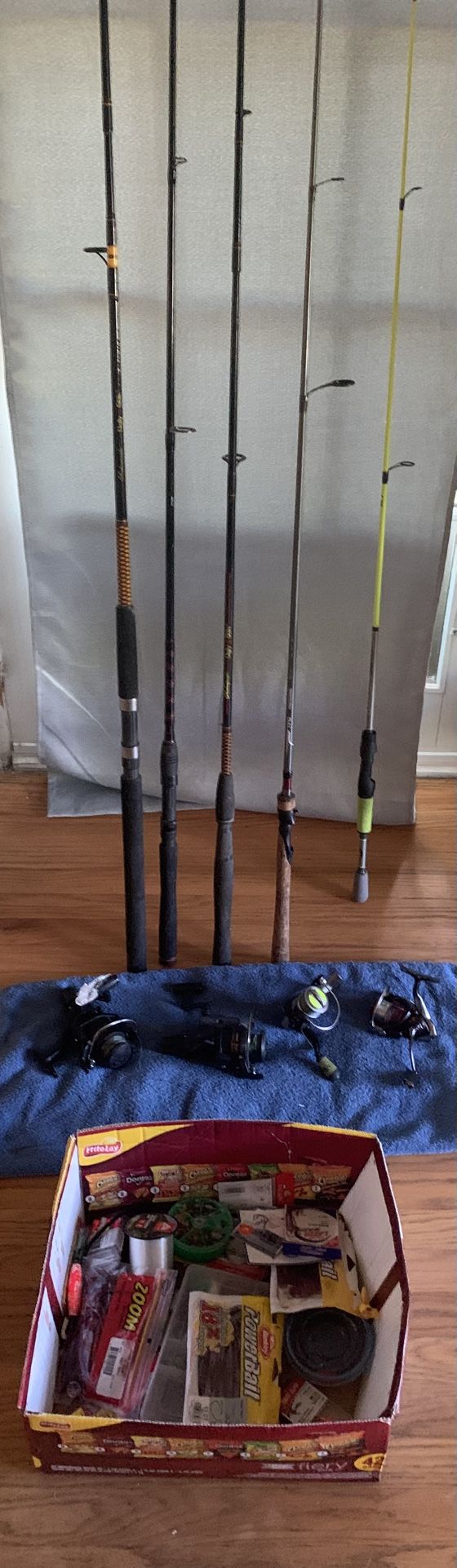 Fishing Rods And Reels And Equipment (Daiwa, Shimano, Penn