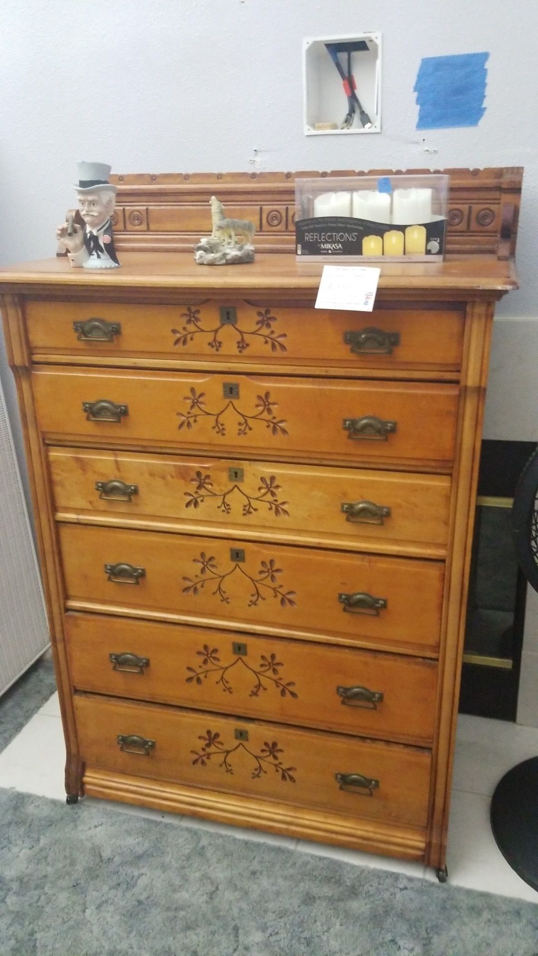 Antique Eastlake Dresser. Estate sale. Sat/sun 9am