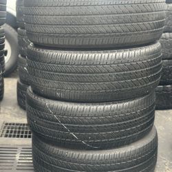 SET OF TIRE 275 50 22 BRIDGESTONE 85% LIFE