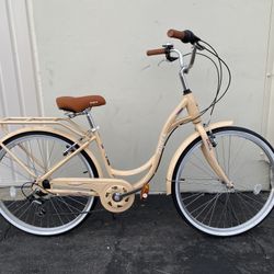 26” City Bike 7 Speed Shimano