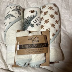 Baby towel bath set