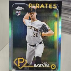 Paul skenes refractor rookie pirates topps chrome