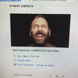 Thursday Night Bert Kreischer 2 Tickets! 