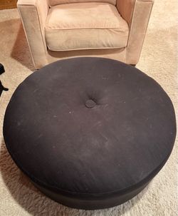 Custom Walter E Smithe Large Ottoman
