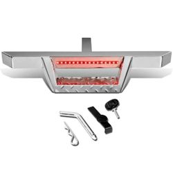 32.5” Receiver Hitch Step Bar W/ LED Brake Light