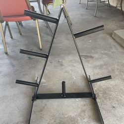 Weights Plates Rack.         30 Dollars 