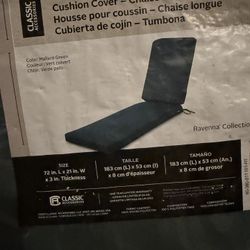 Chaise Lounger Chair Cushion Cover 