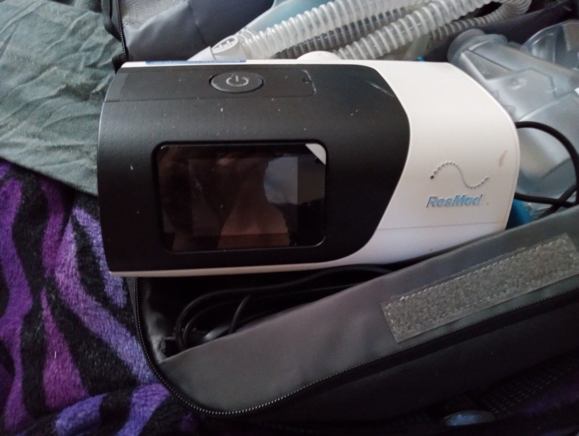 Cpap  Machine And Extra Supplies 