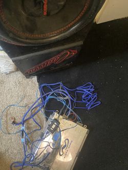 Subwoofer And Amp 