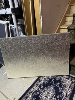 Glitter Abstract Wall Art 34x24
