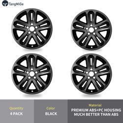 BLACK WHEEL SKINS, 4pk 18” 2011-19 Ford Explorer $37