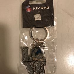 Key Ring Love Detroit Lions NFL