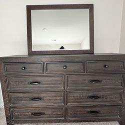 Dresser, Mirror And Nightstand