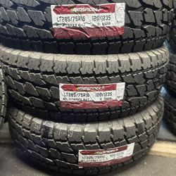 LT285/75/16 Landspider All Terrain Tires EACH TIRE $155/ CADA LLANTA- INSTALLED AND BALANCED